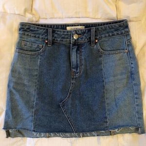 jean skirt